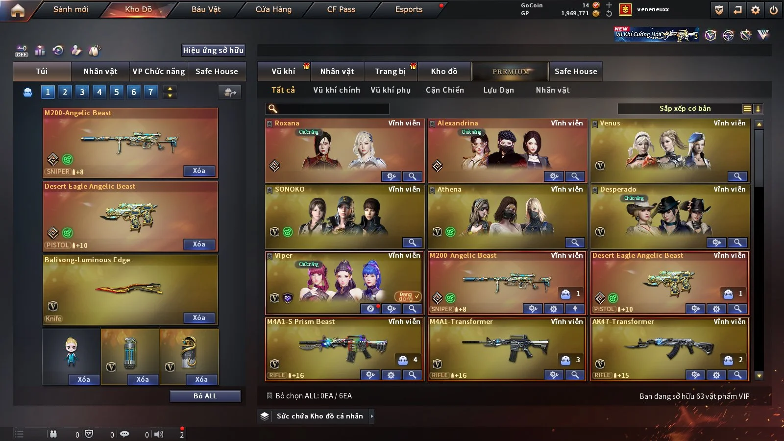 NICK ĐỘT KÍCH VIP - MS: 17
