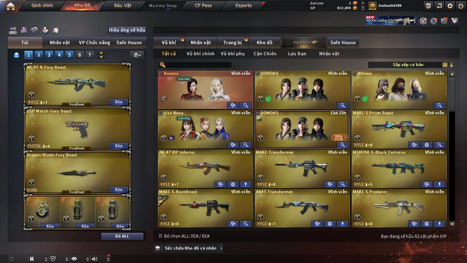 NICK ĐỘT KÍCH VIP - MS: 44
