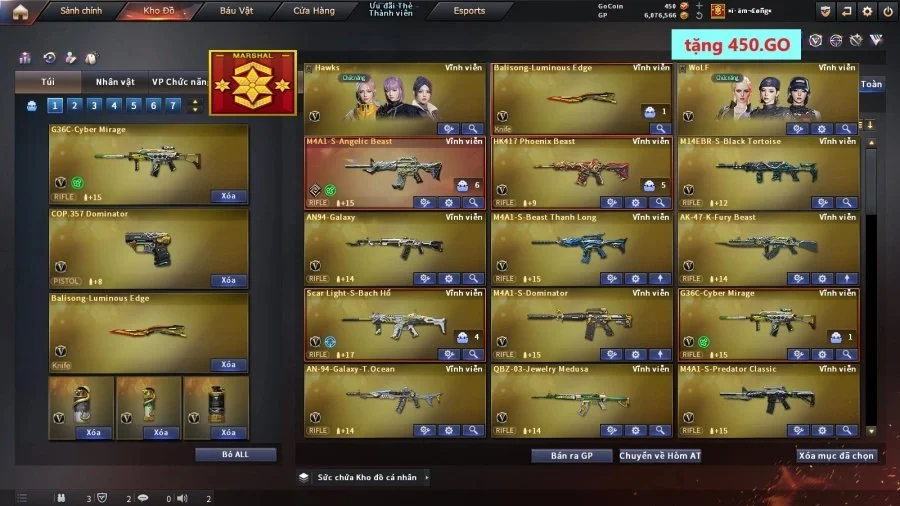 NICK ĐỘT KÍCH VIP - MS: 46