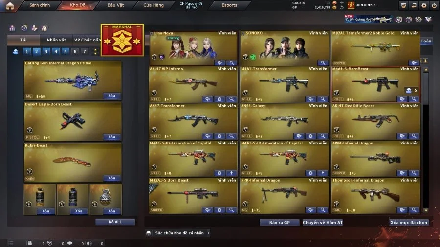 NICK ĐỘT KÍCH VIP - MS: 115