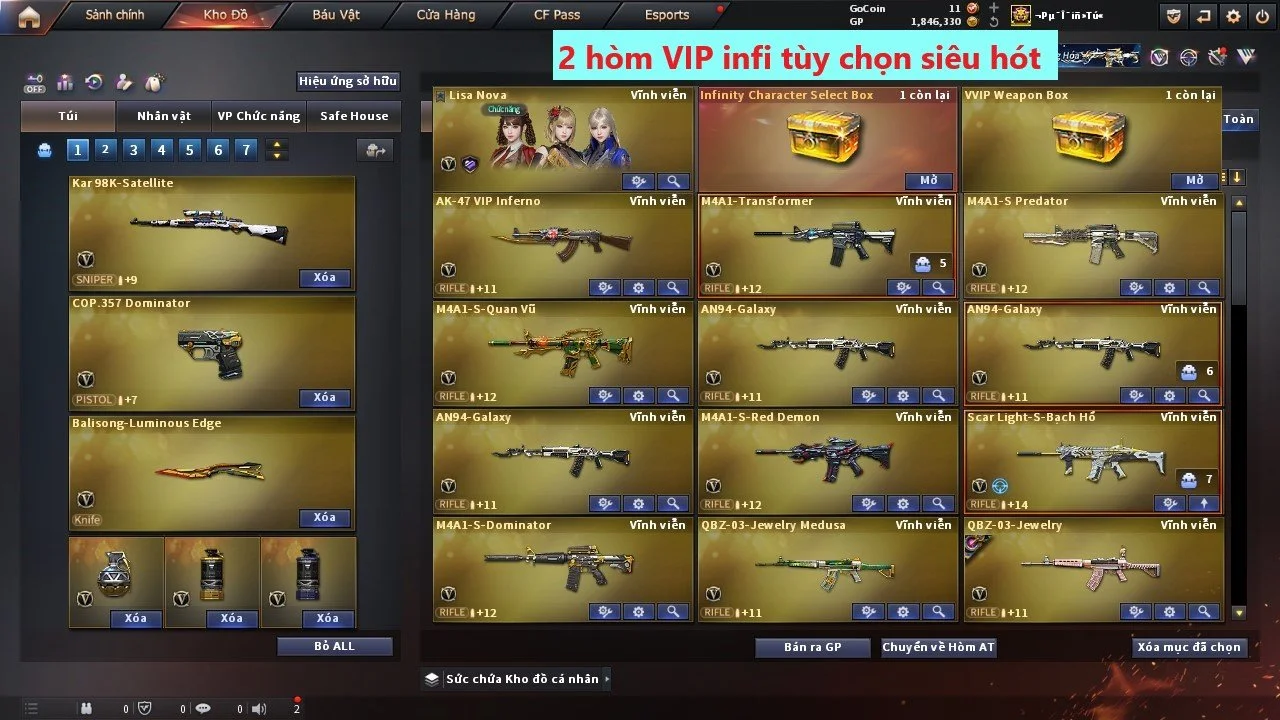 NICK ĐỘT KÍCH VIP - MS: 133