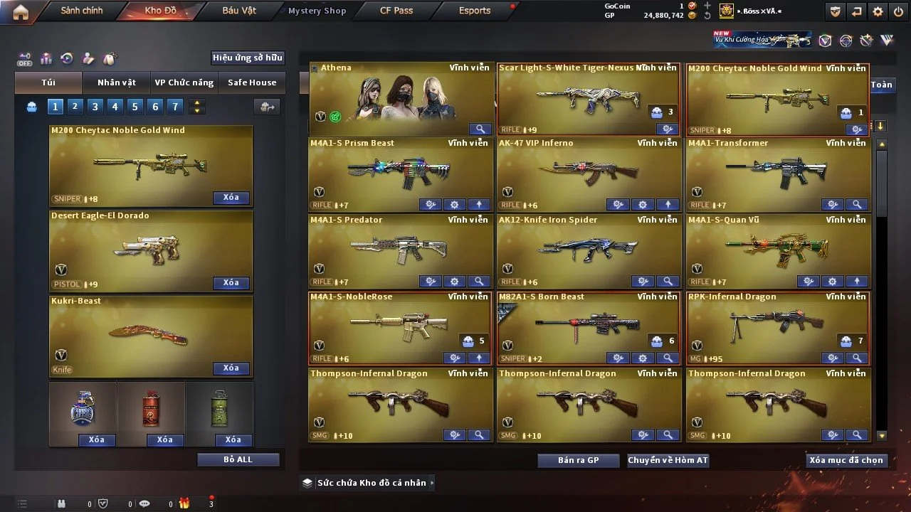 NICK ĐỘT KÍCH VIP - MS: 134